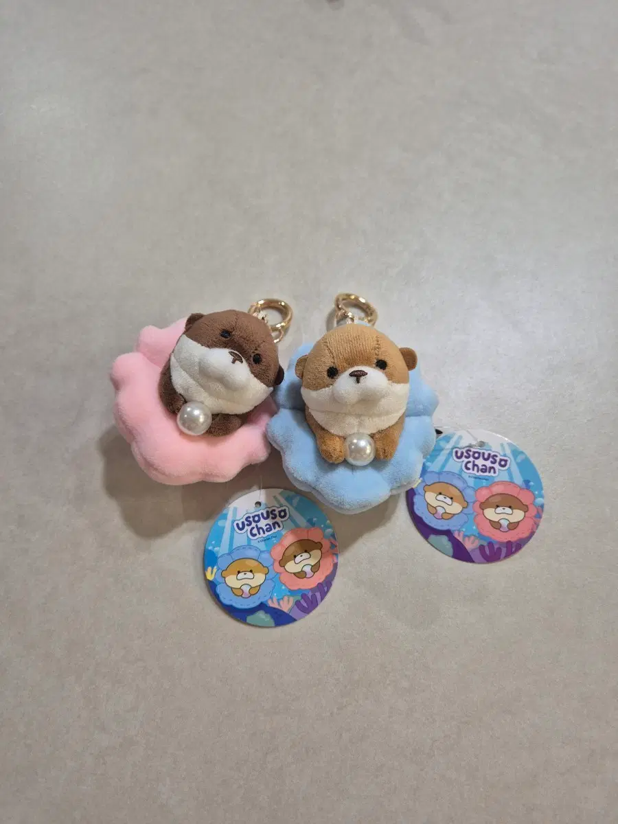 조개 속 우소우소짱 인형 키링 8cm
