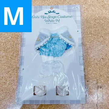 쓰리코인즈 인형 옷 M 화이트 무대 의상 쓰리코인즈 3coins