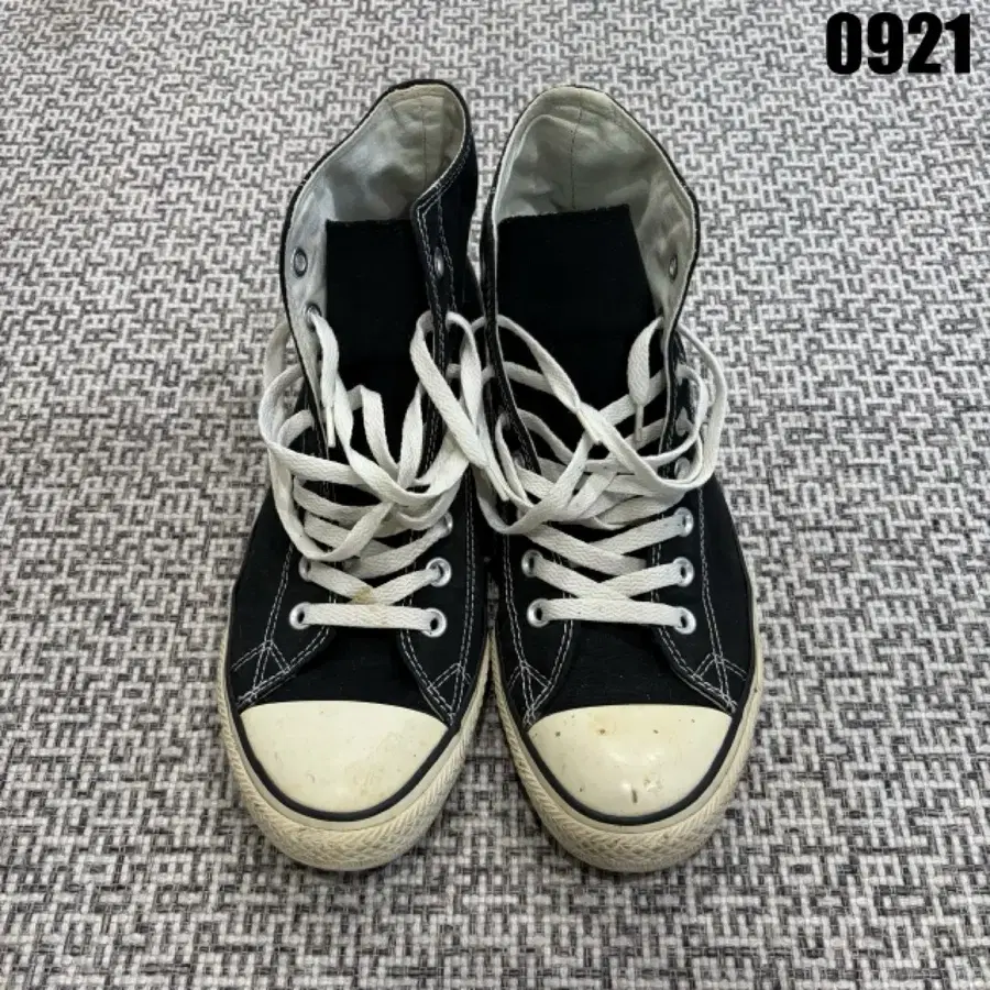 컨버스 하이탑 스니커즈 블랙 265