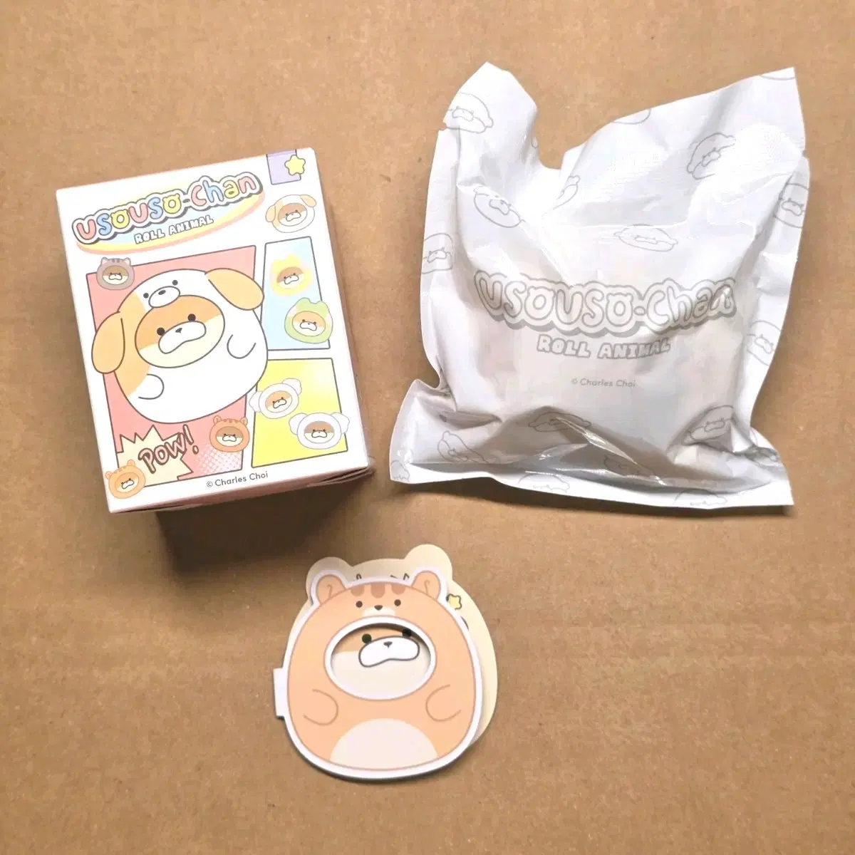 우소우소짱 팝업 데굴데굴애니멀 6cm - 다람쥐(비닐 미개봉)