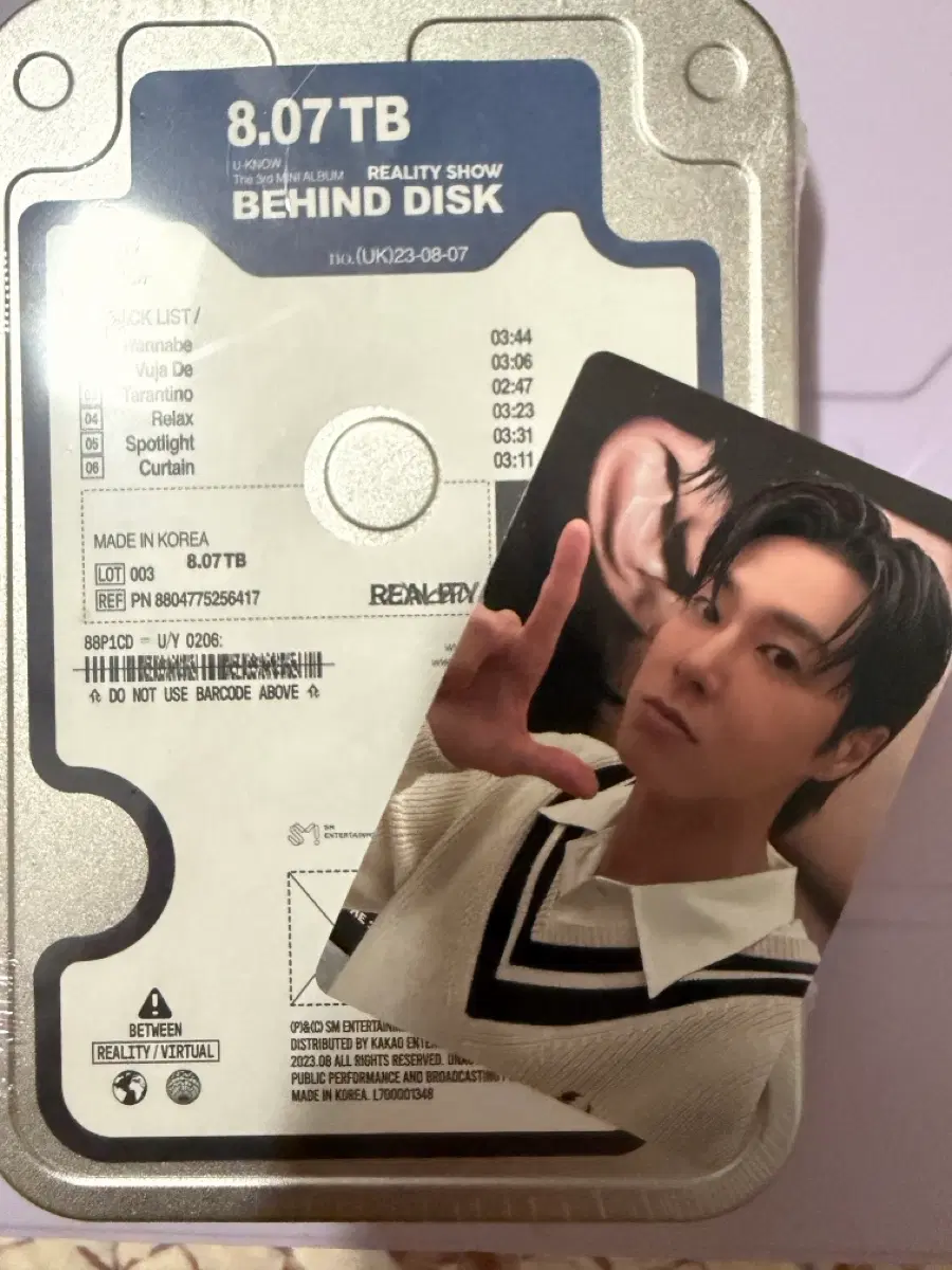 유노윤호 Reality 팬싸 포카 + 앨범일괄 판매
