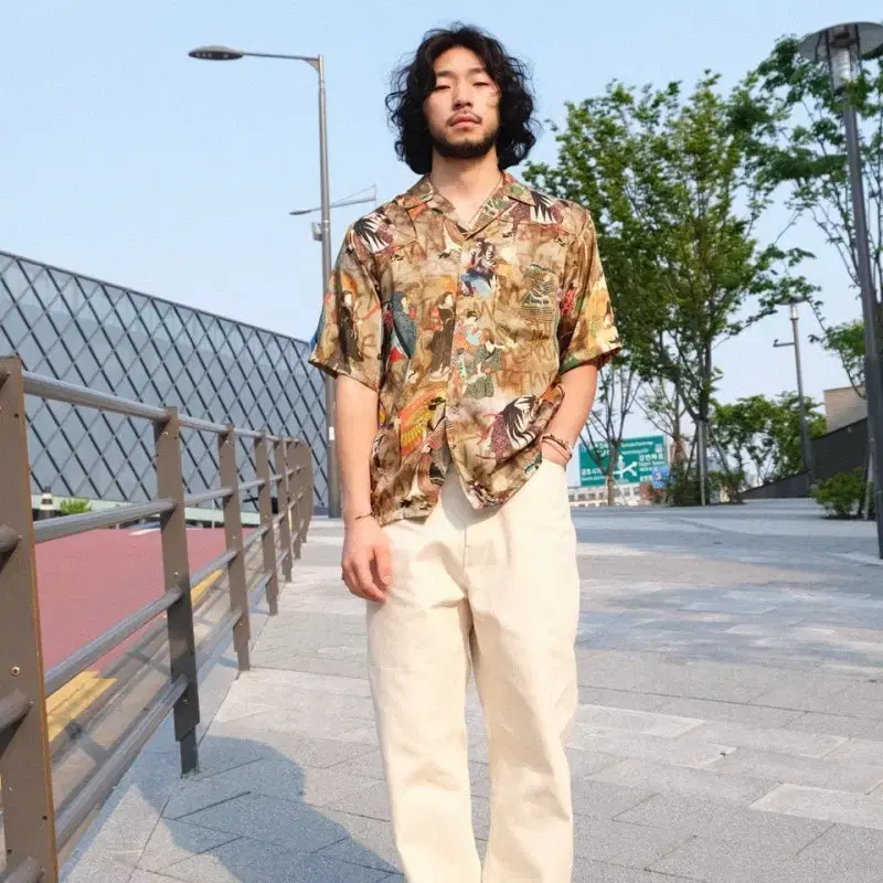 Kiji Japan 크림진 (허리 32)