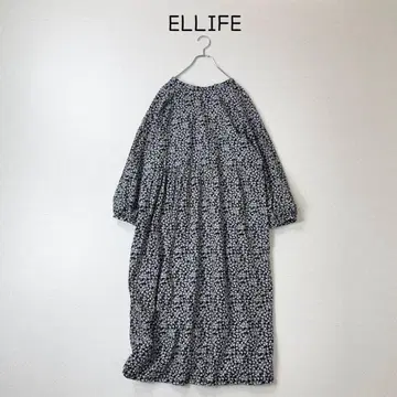 ELIFFE 나츄란 취급 꽃무늬 루즈핏 원피스