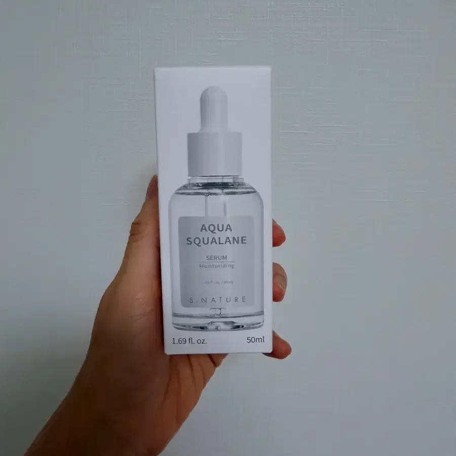 새상품)에스네이처 아쿠아 스쿠알란 세럼 50ml