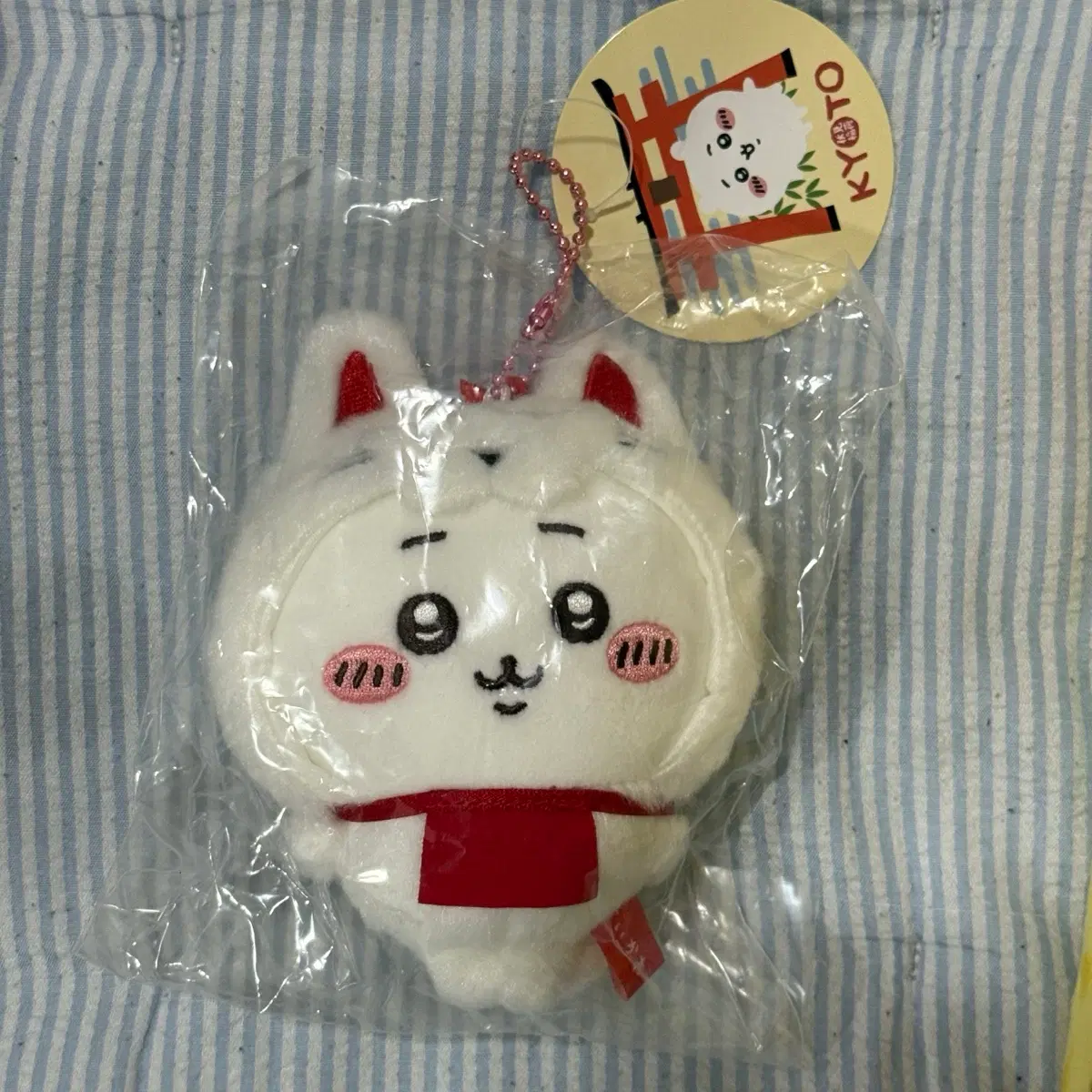 치이카와 교토 모구모구 본점 여우 마스코트 치이카와 키링