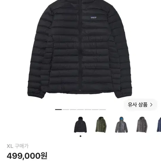 파타고니아 다운 스웨터 후디 블랙