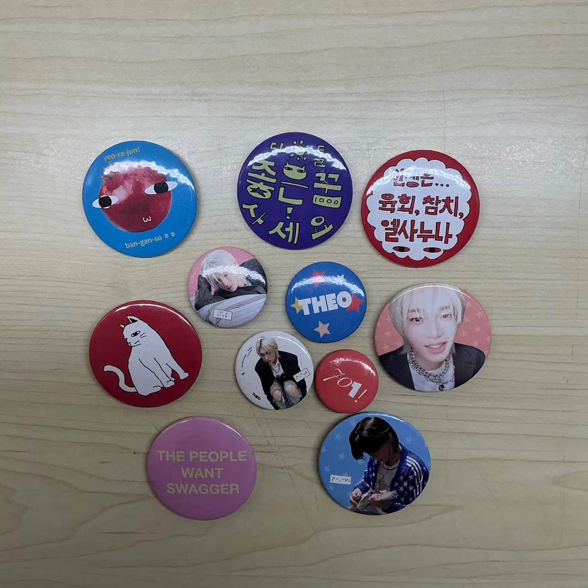 P1harmony Teo Choi Taeyang pin button bulk