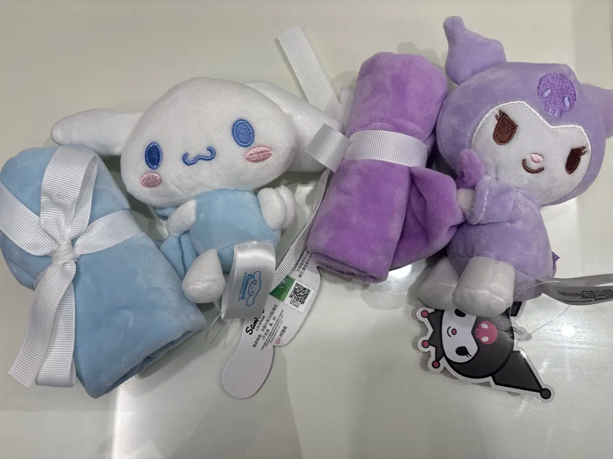 산리오 인형 손수건 쿠로미 시나모롤