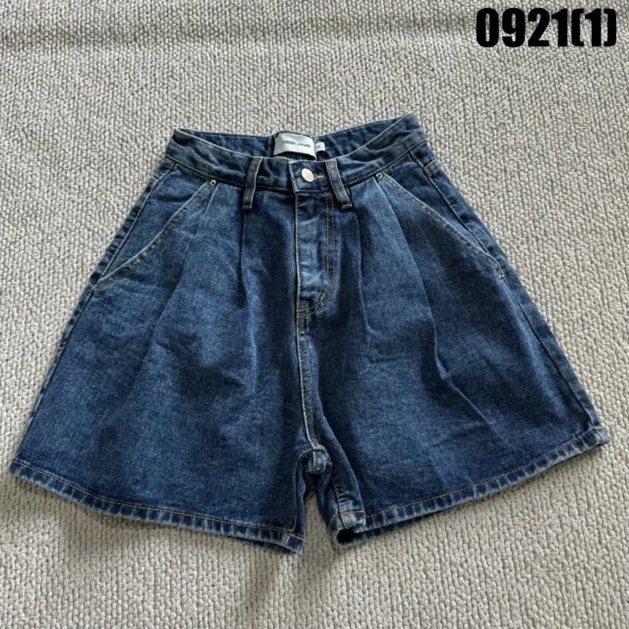 트렌디 어페럴 데님 숏팬츠 xs