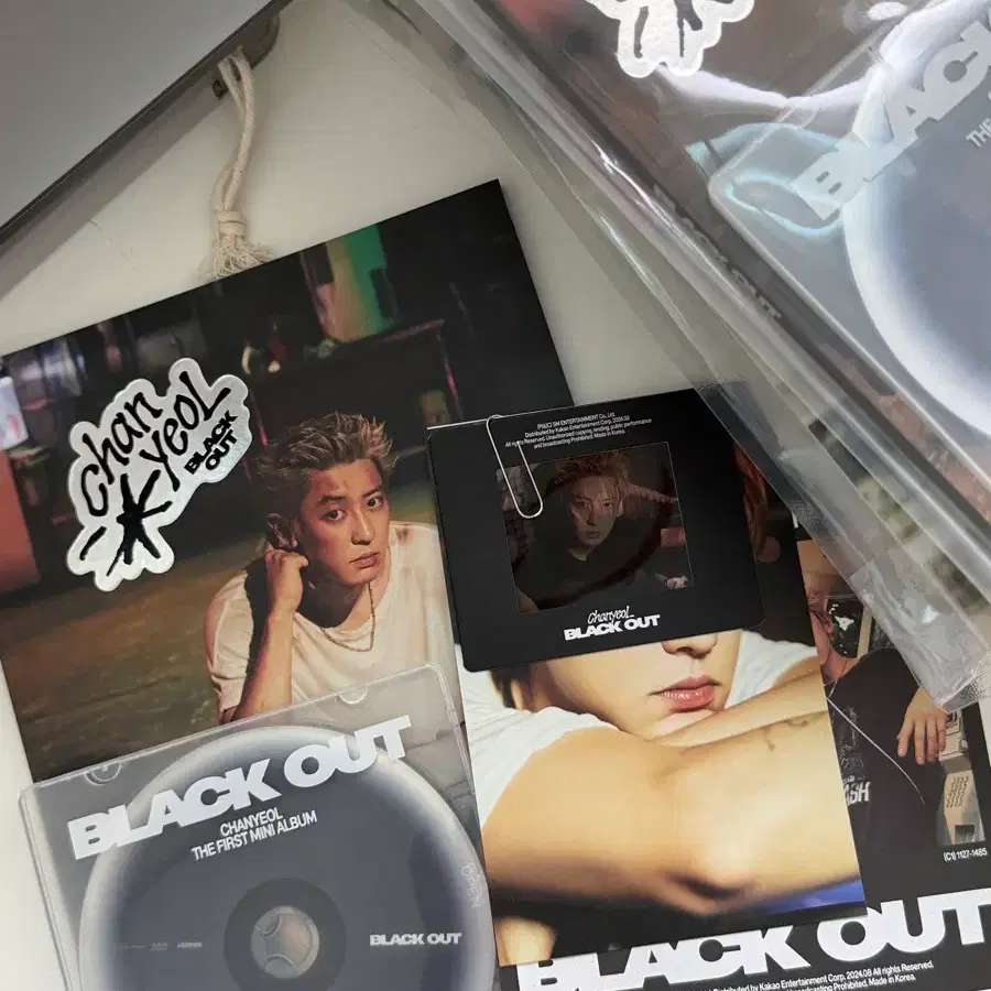 엑소-찬열 BLACK OUT미니1집 PB개봉앨범