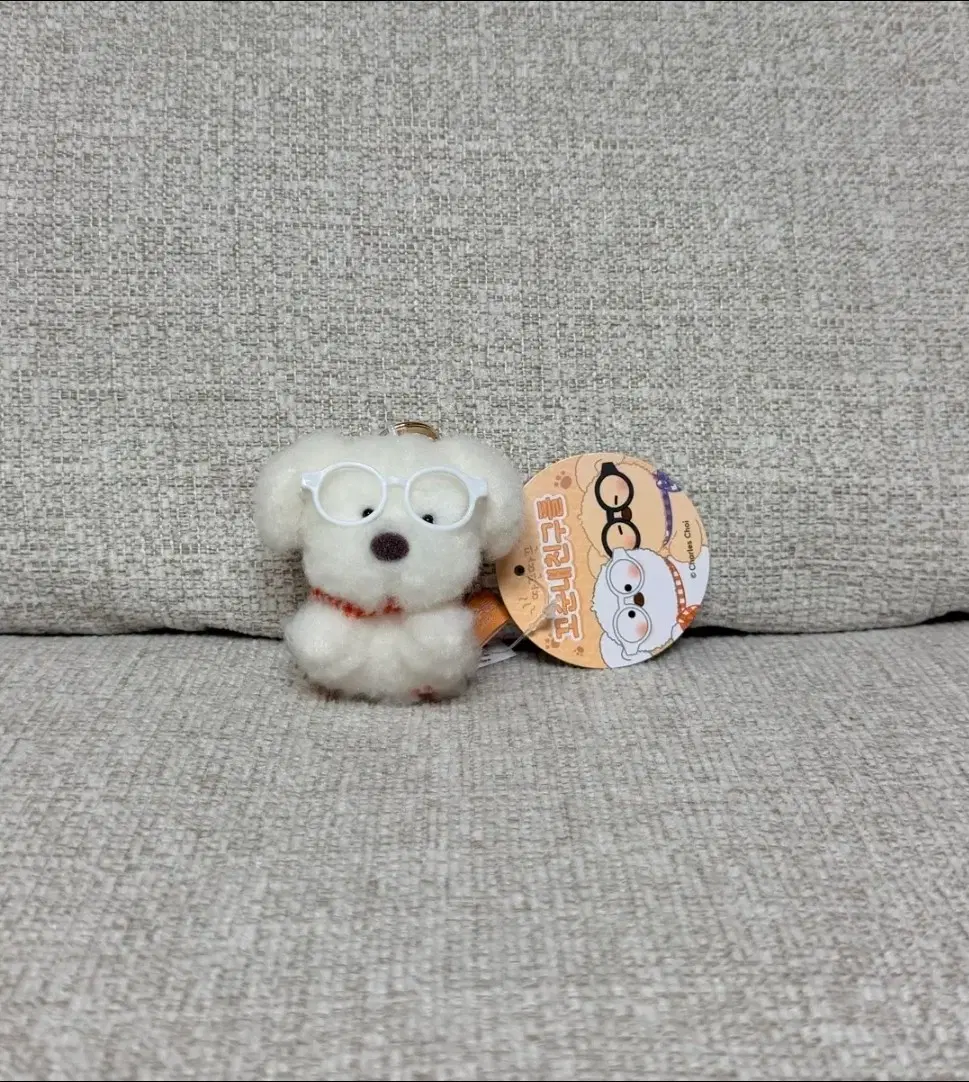 정품 꼬순내 친구들 찹쌀 6cm 키링인형