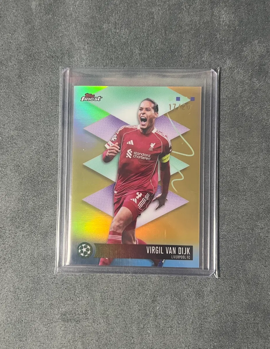2026 topps finest 반 다이크 20한정