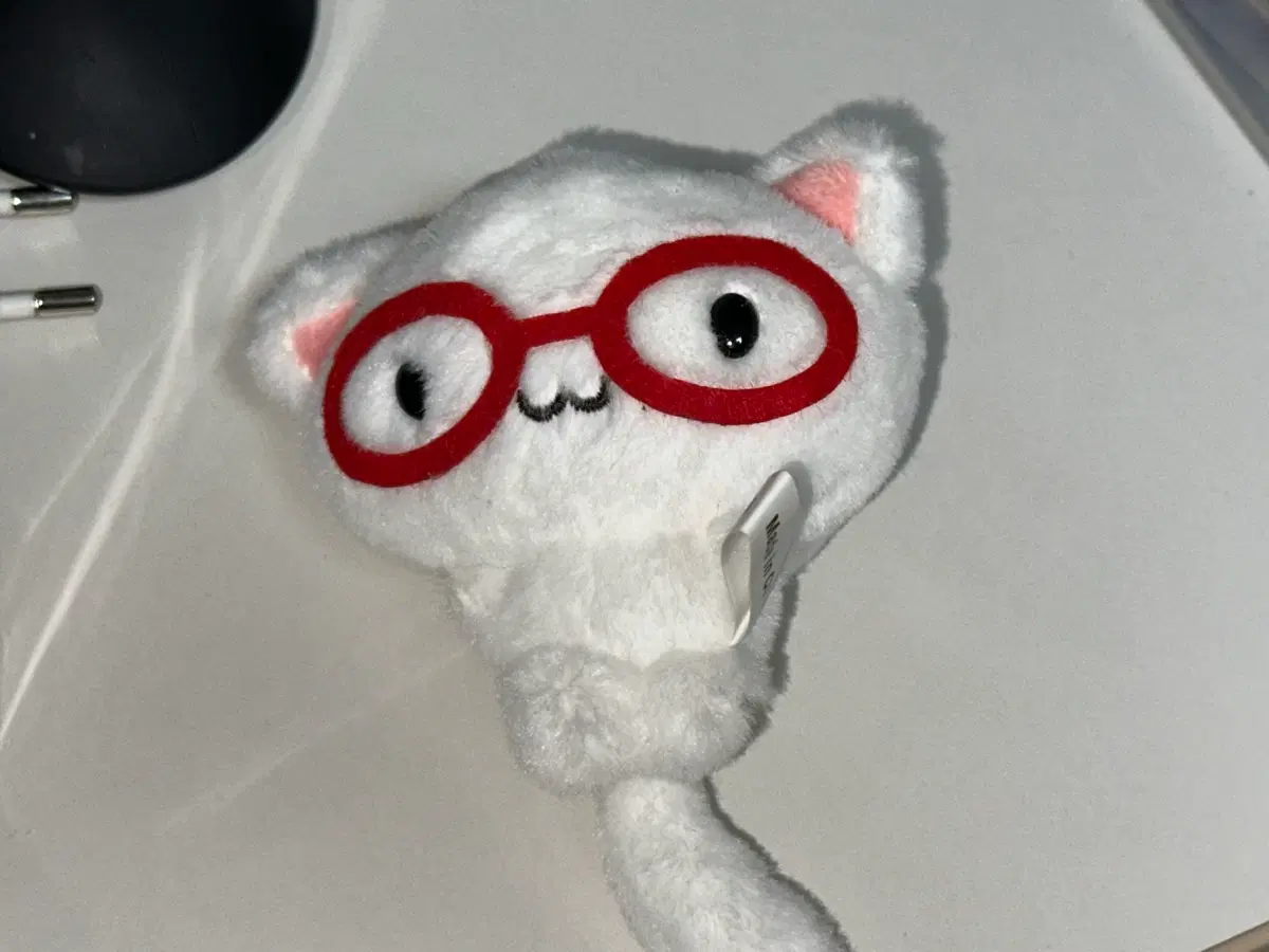 히나쿠우 인형 빨간안경 고양이 인형만