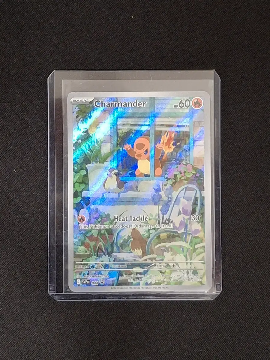 포켓몬 파이리 Charmander SVP 044 옵시디언 플레임 ETB 프로모 영문