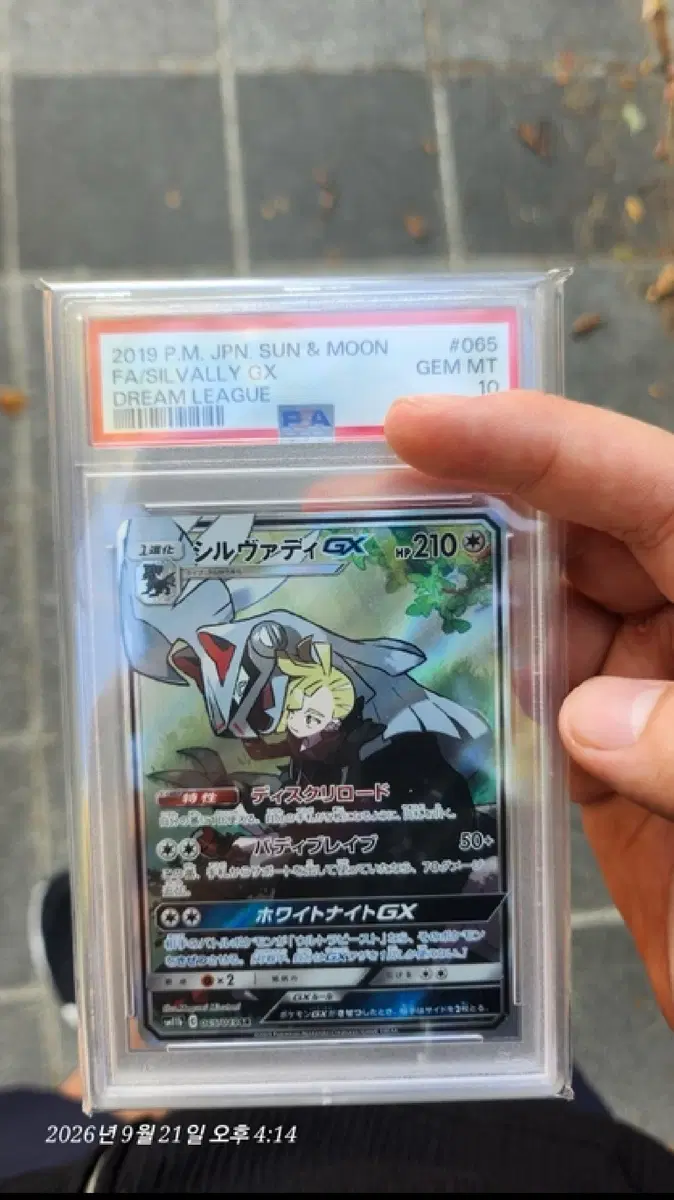 포켓몬스터 실버다 GX psa10 급처