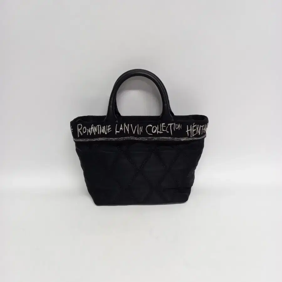 랑방 LANVIN 포코노 퀄팅누빔 미니 토트백