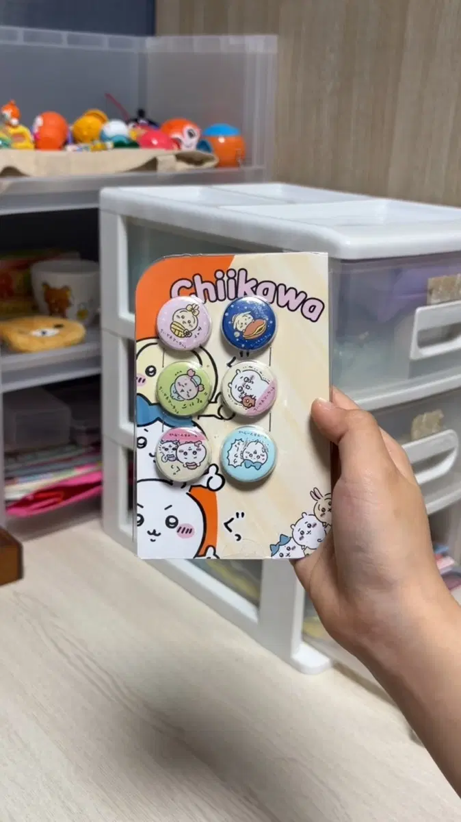 치이카와 미니 뱃지 세트