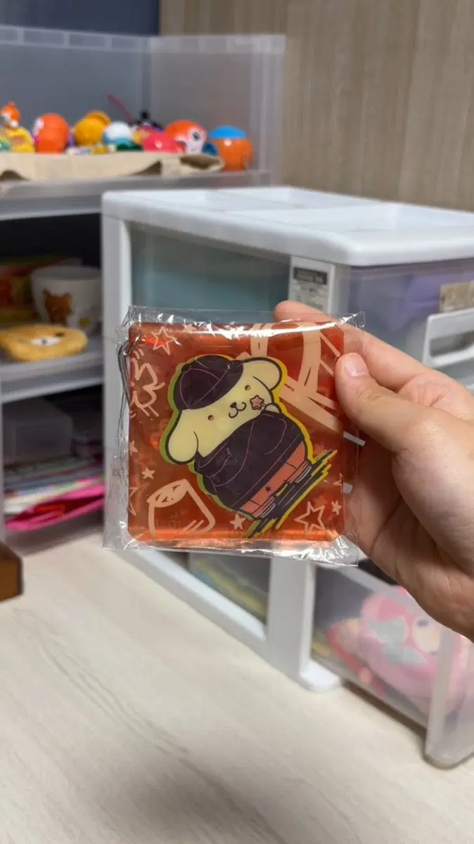 폼폼푸린 미니 파우치 케이스