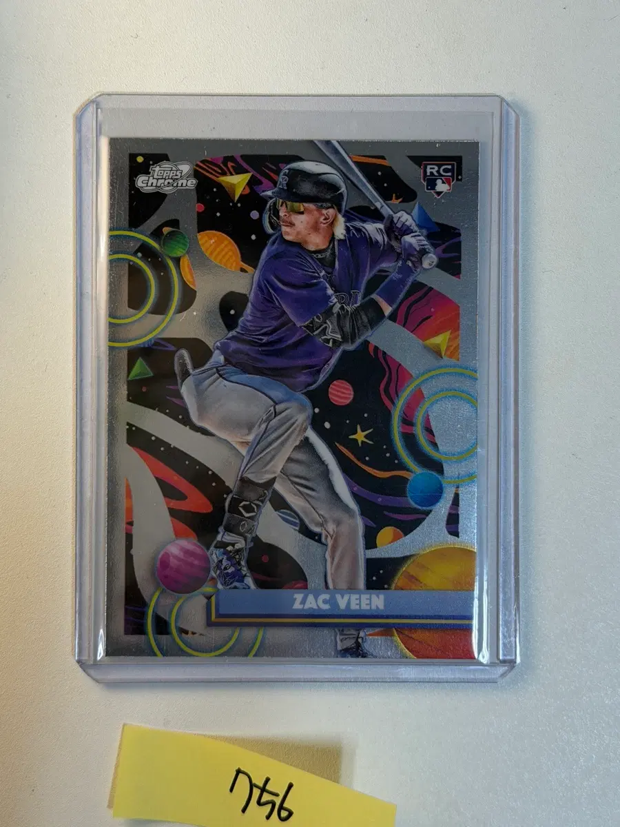 잭 빈 RC Topps MLB 야구카드 콜로라도