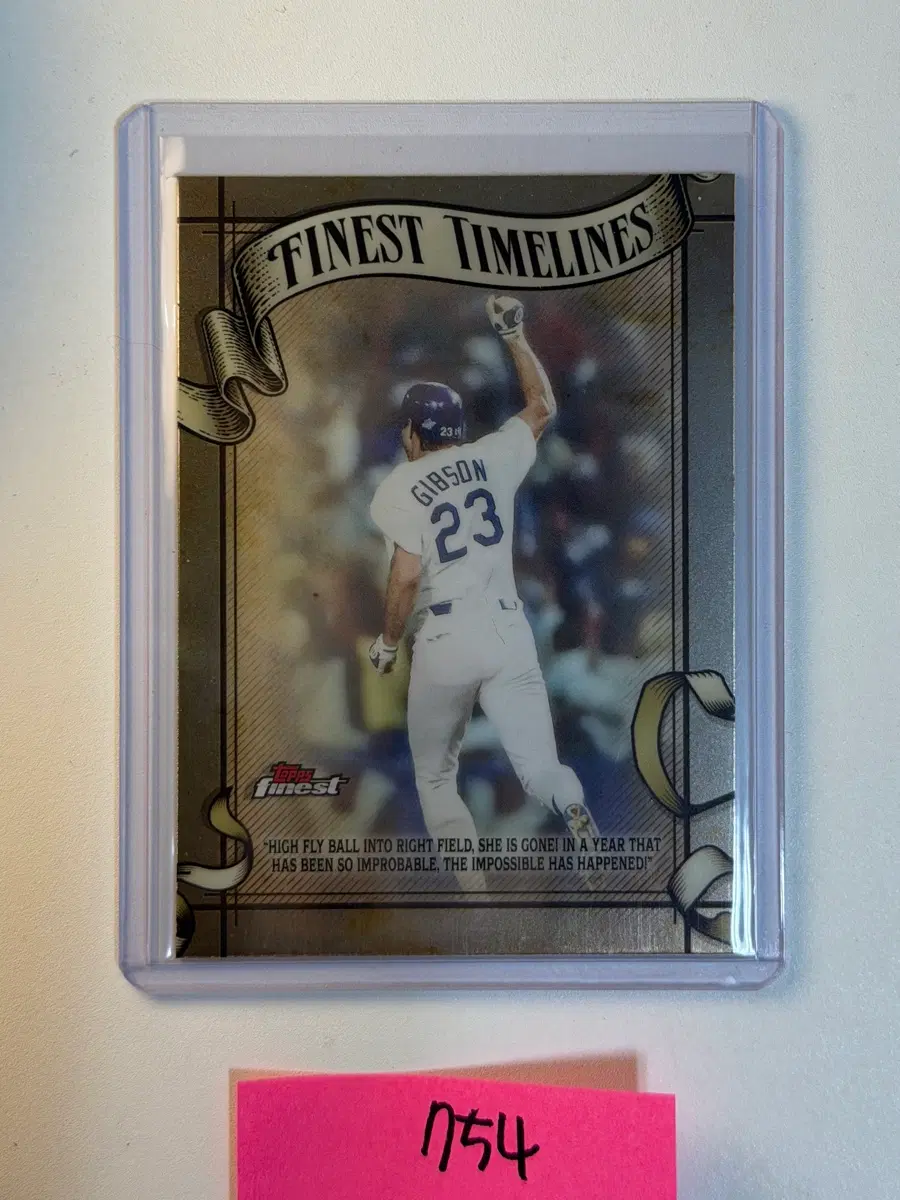 커크 깁슨 Topps MLB 야구카드