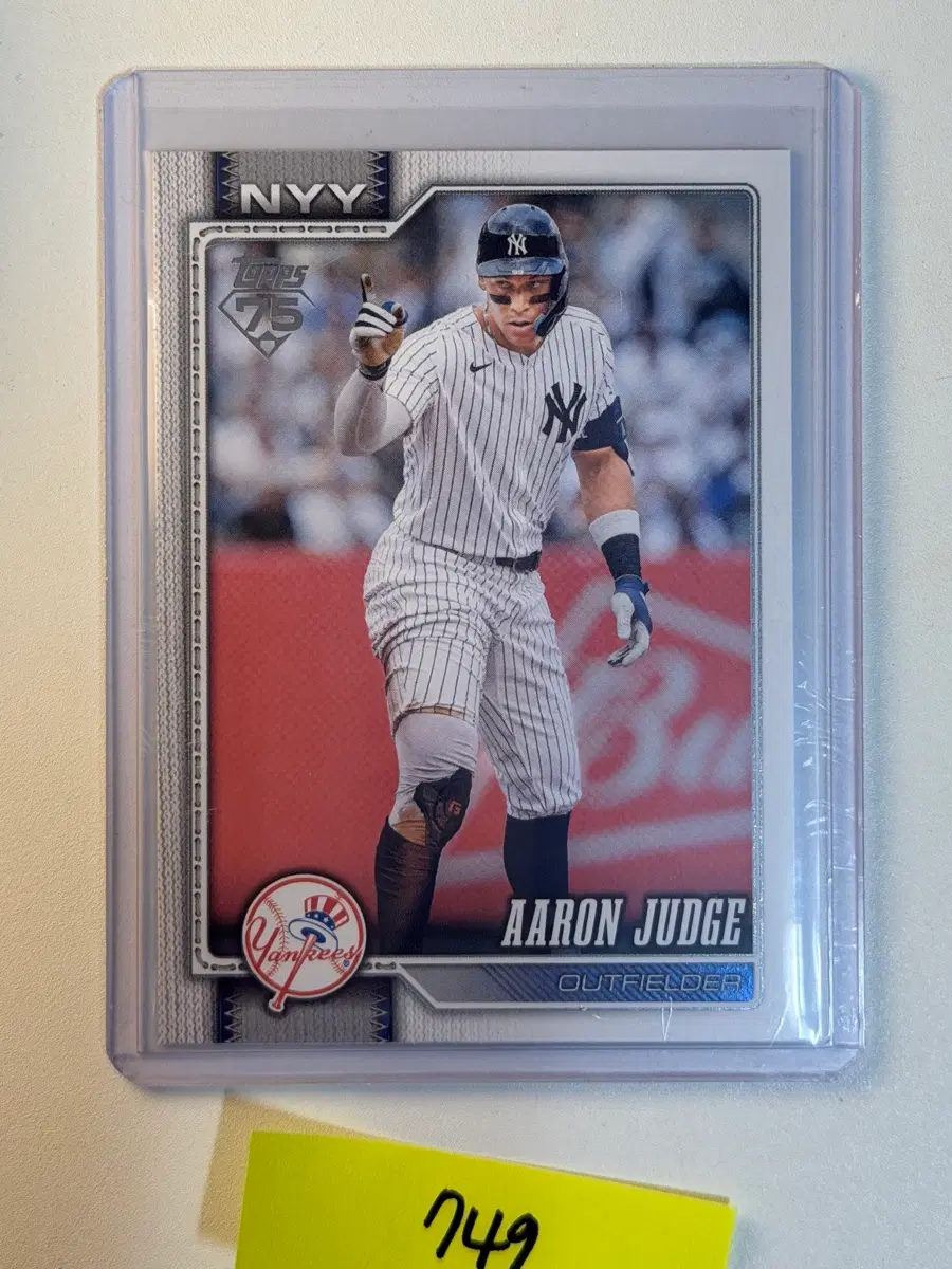 저지 Topps MLB 야구카드 양키스