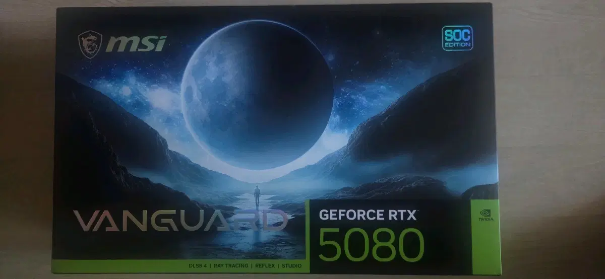 MSI RTX5080 뱅가드 SOC D7 16GB 하이퍼프로져 미개봉 배달가능