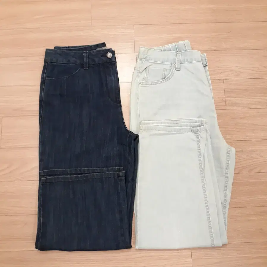BCBG비씨비지 청바지 데님+연청스판 청바지 2벌일괄