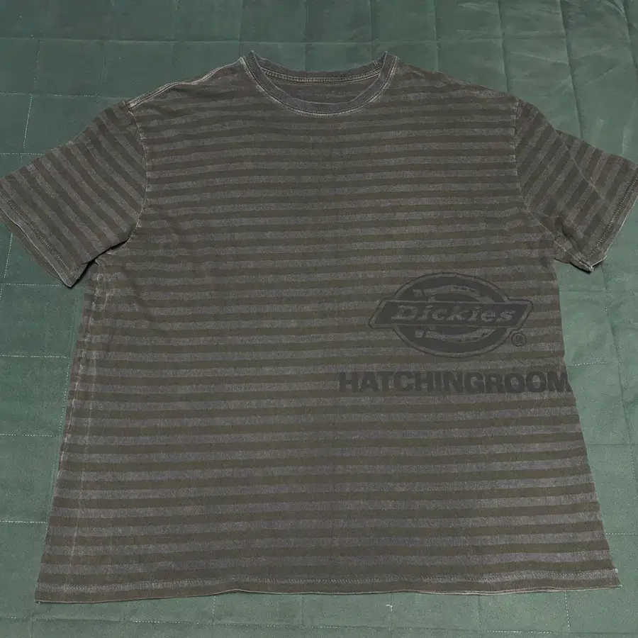 디키즈 해칭룸 VTG 스트라이프 티셔츠 Dyed Yellow