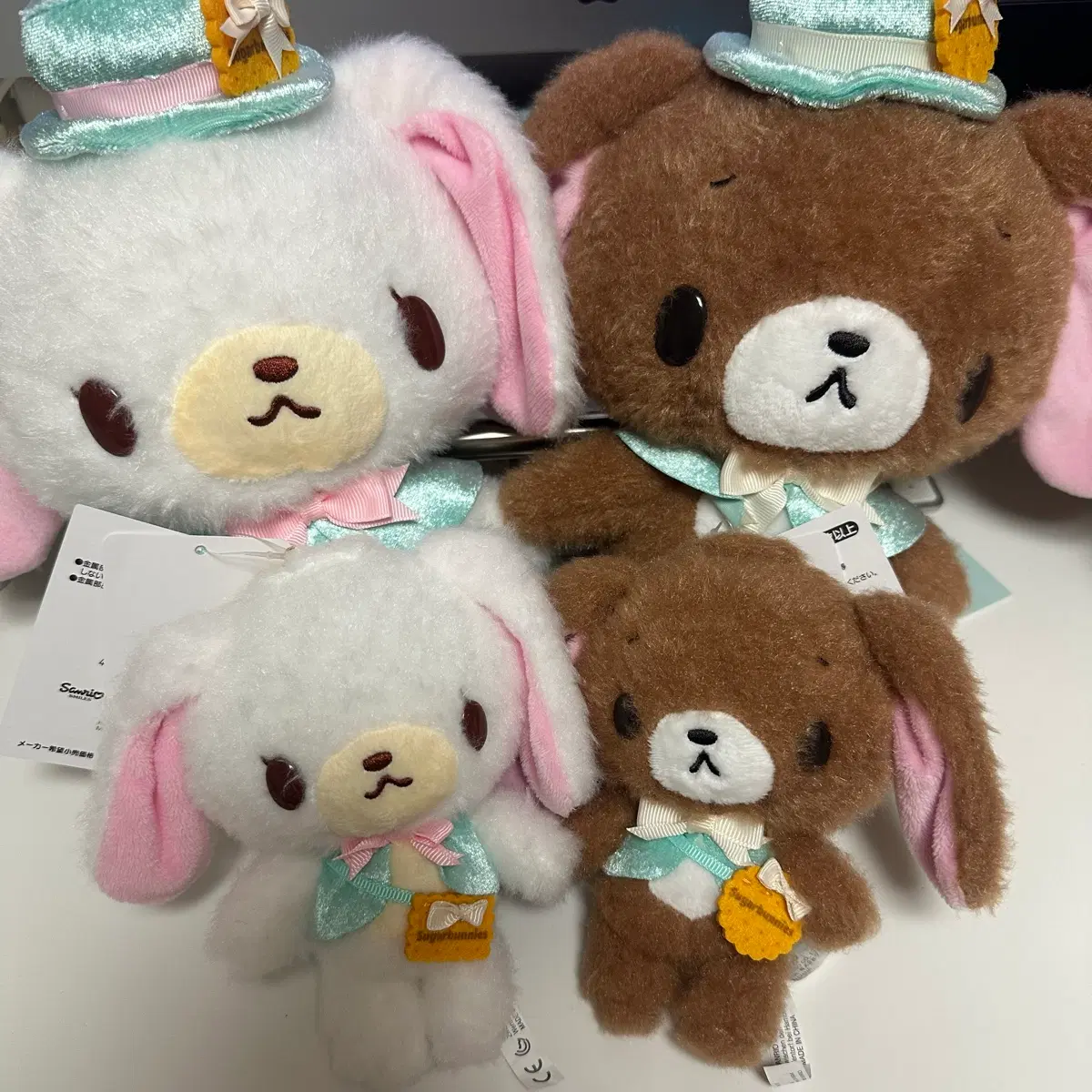 슈가바니즈 시로우사 쿠로우사 마스코트 일괄