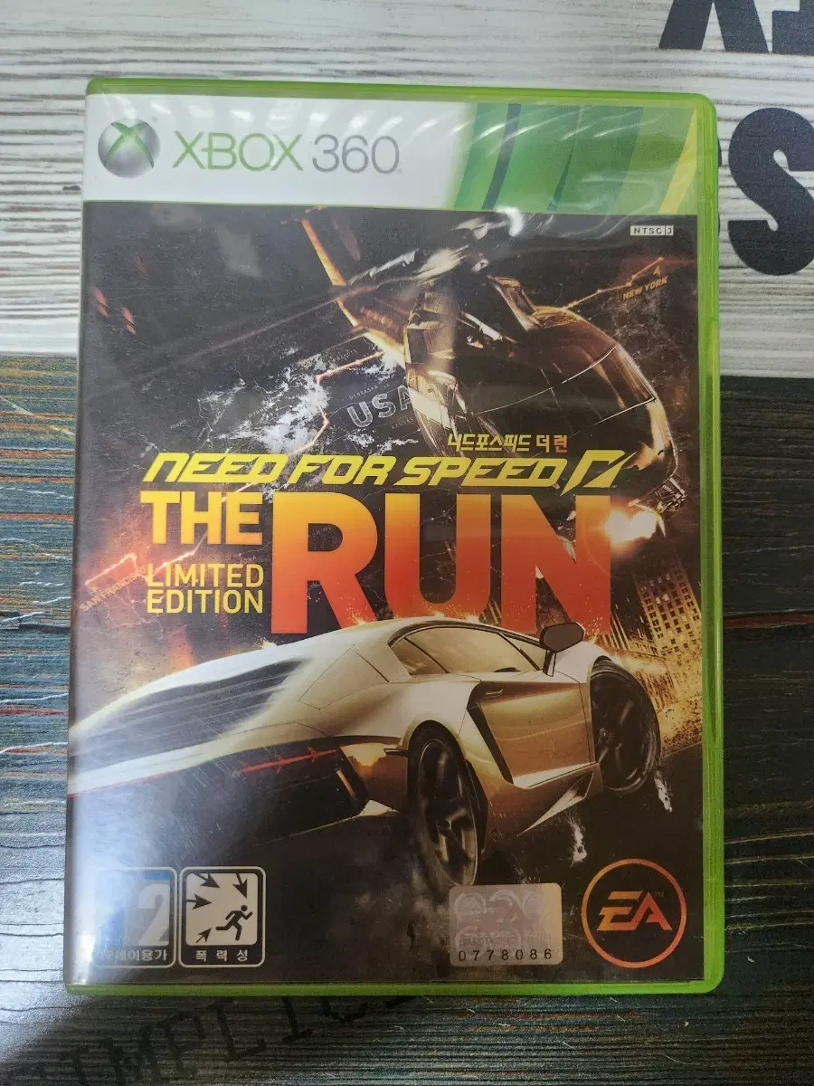 XBOX 360 니드포스피드 더 런 리미티드 에디션