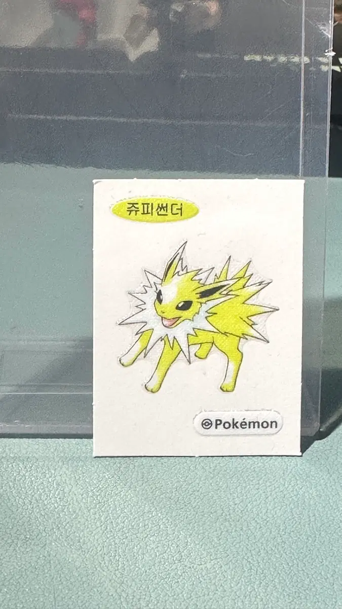 포켓몬 30주년 아트워크 띠부씰 쥬피썬더