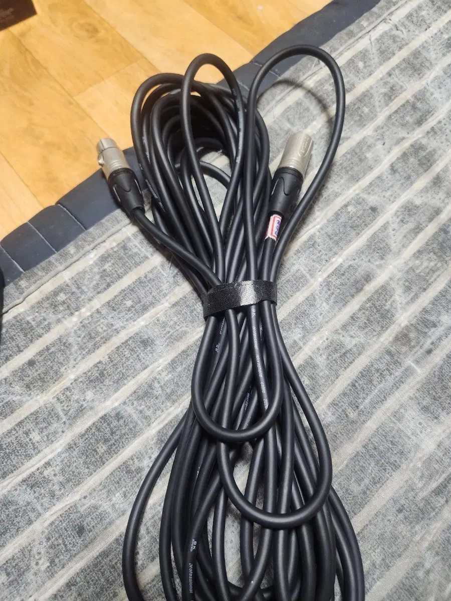 XLR 케이블 3핀 마이크 케이블(암.수)(