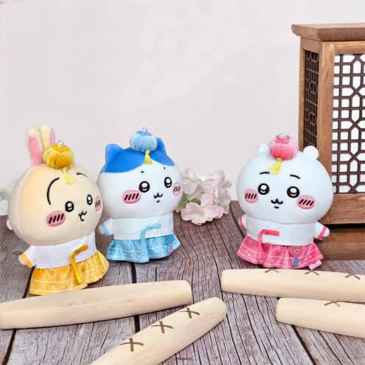 한복 치이카와 하치와레 우사기 마스코트 마코 일괄 미개봉