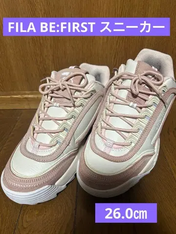 FILA BE:FIRST 스니커즈 핑크 26.0cm