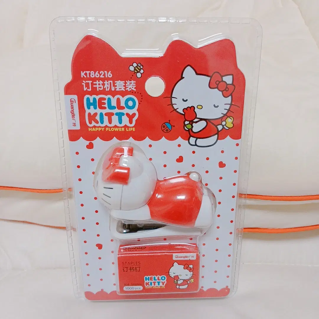 헬로키티 스테이플러 세트 키티 호치키스 심 1000pcs 정품