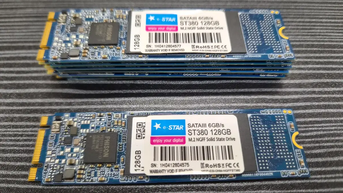 [무료배송] 파이슨컨트롤러 가성비 빌드 e-STAR ST380 M.2 128GB SSD 판매