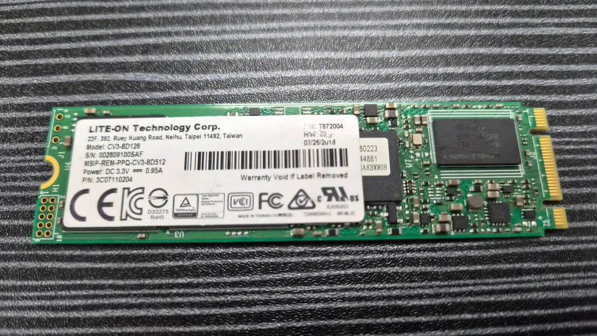 [무료배송] 디램탑재 가성비 부팅용 LITE-ON CV3 128GB M.2 SATA SSD 판매