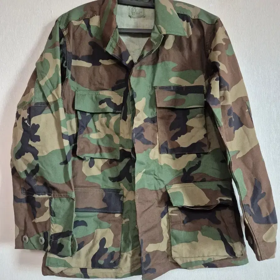 미군 우드랜드 카모 상의 초기형 S-S 100