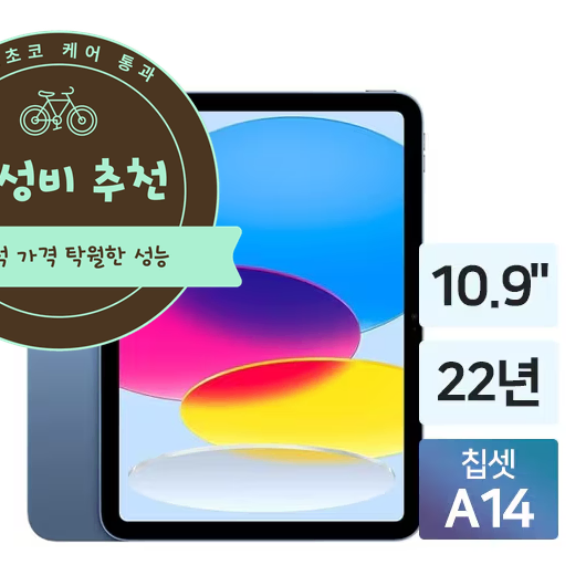 애플 아이패드 10세대 블루 256GB WiFi 배터리 84%