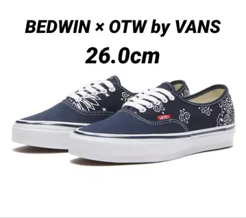 BEDWIN x OTW by VANS 오센틱 'BANDANA'
