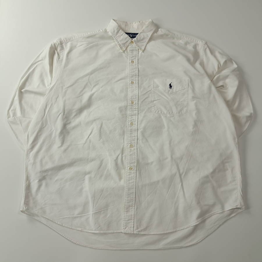 CC401 2XL 폴로 빅사이즈 빅셔츠 90s 화이트 셔츠 남방