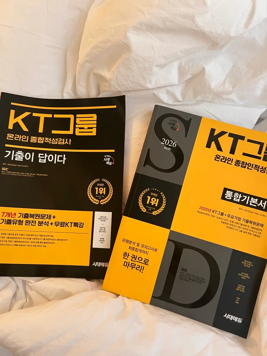 kt 인적성 책 두권 일괄