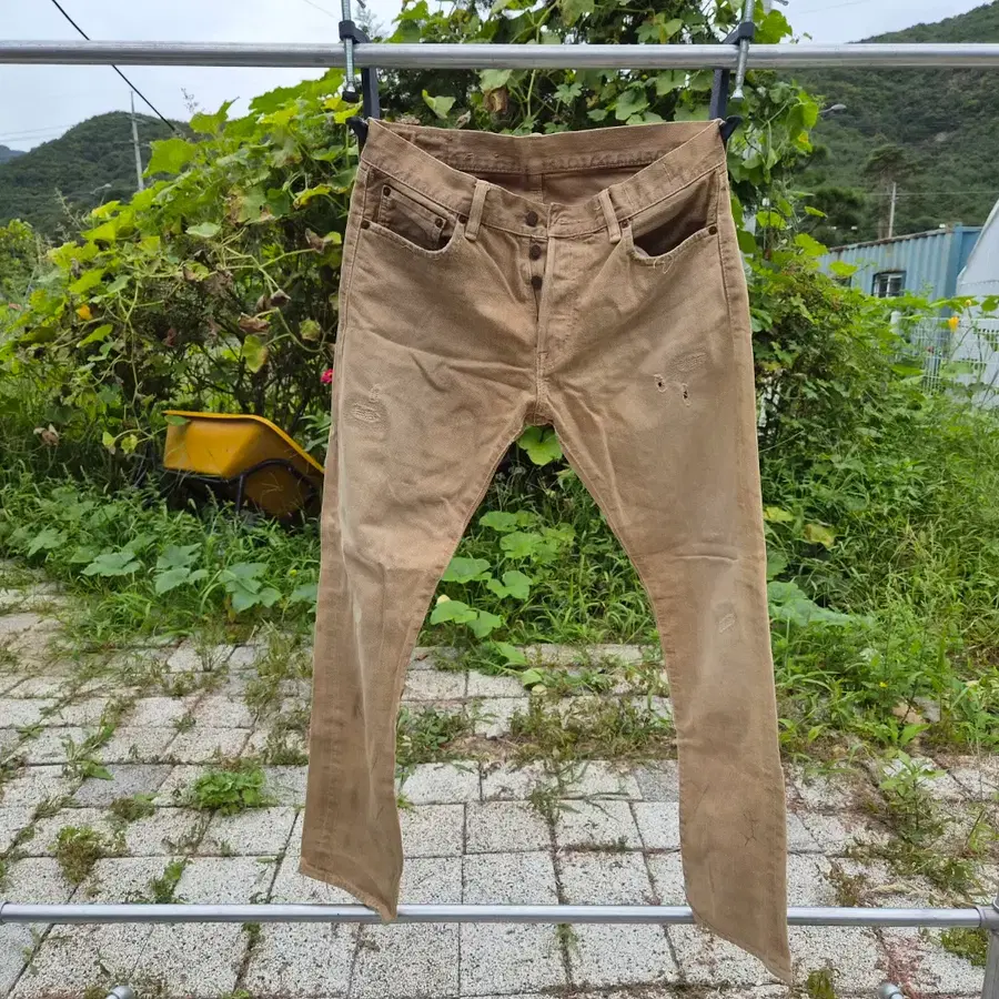 랄프로렌) 데님앤서플라이 그런지 탠 브라운 트윌 팬츠 (33인치)