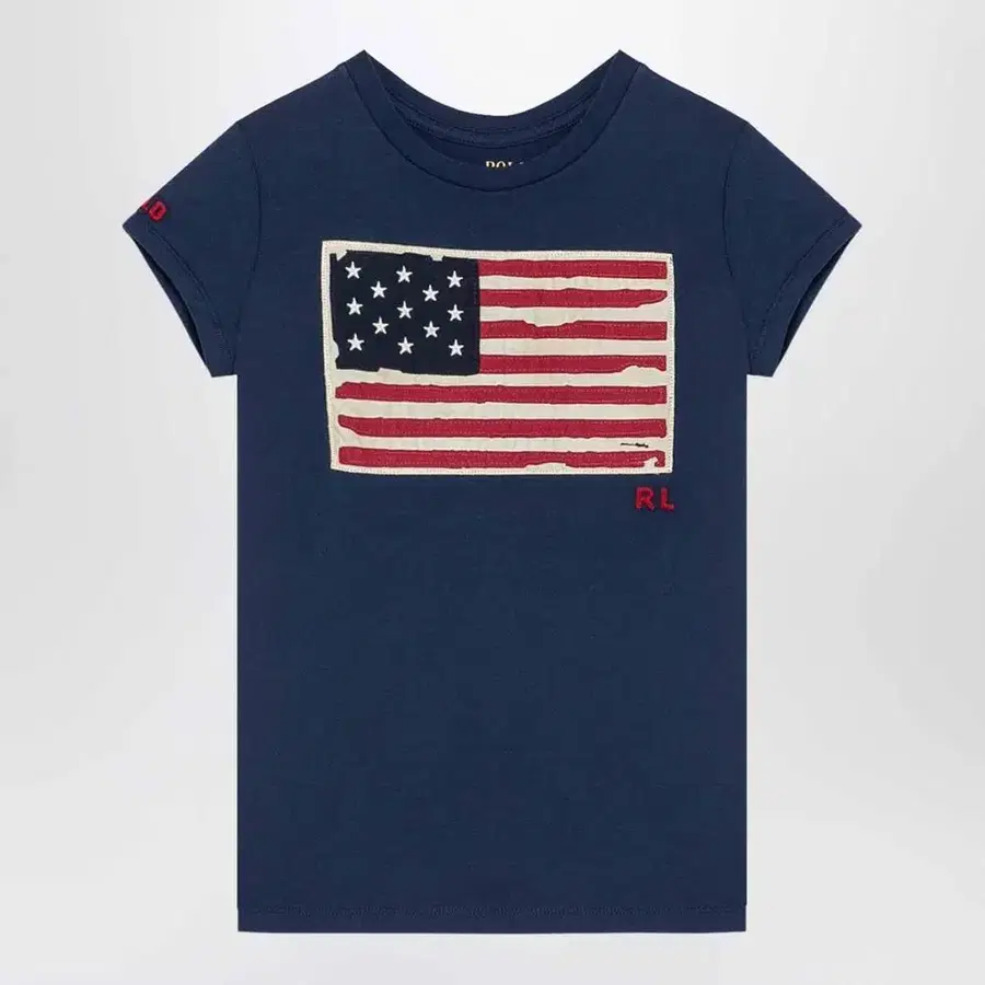 [M] POLO RALPH LAUREN 플래그 프린트 티셔츠
