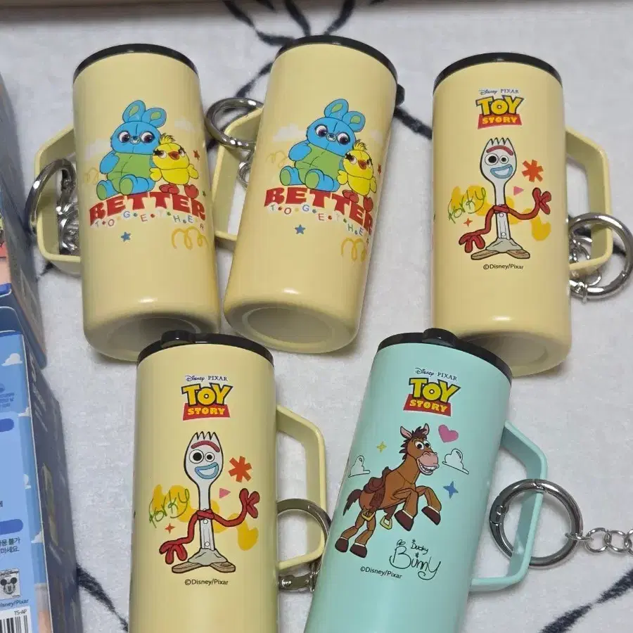 토이스토리 미니 쁘띠 텀블러 키링 새상품