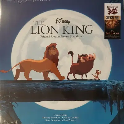 [리이슈엘피] The Lion King  30th Anniversary Zoetrope Vinyl