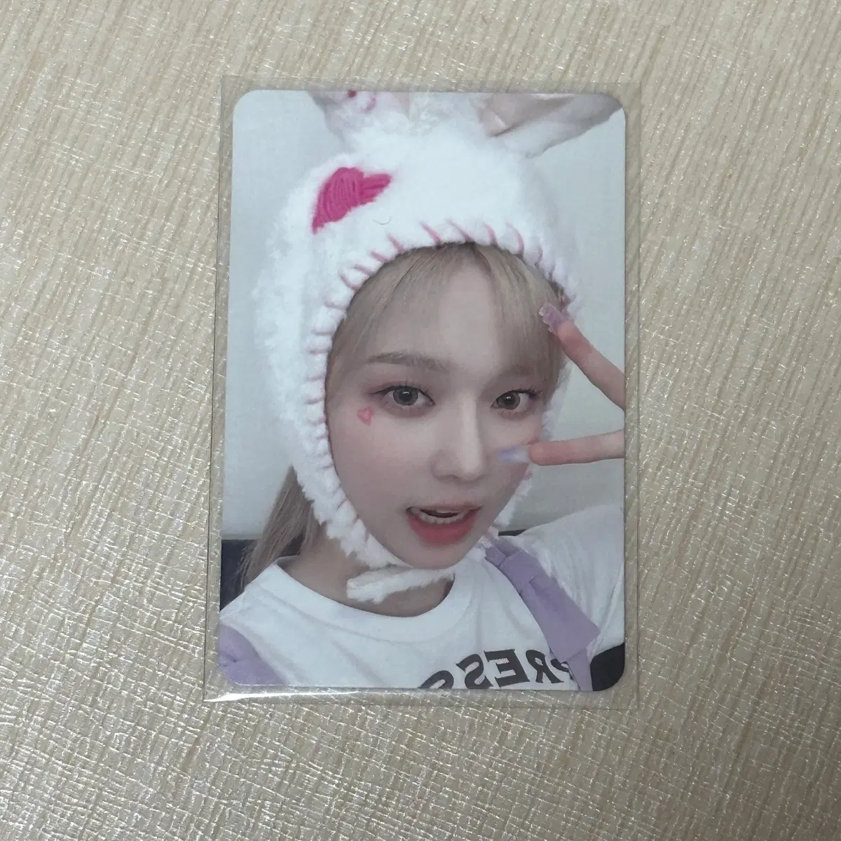 에스파 윈터 걸스 포카 포토카드 예판 특전 럭드