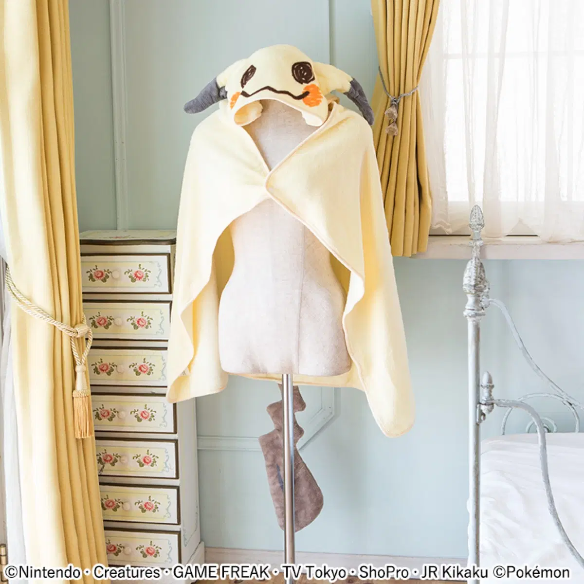 고전 제일복권 포켓몬스터 B상 따라큐 후드 담요 100cm