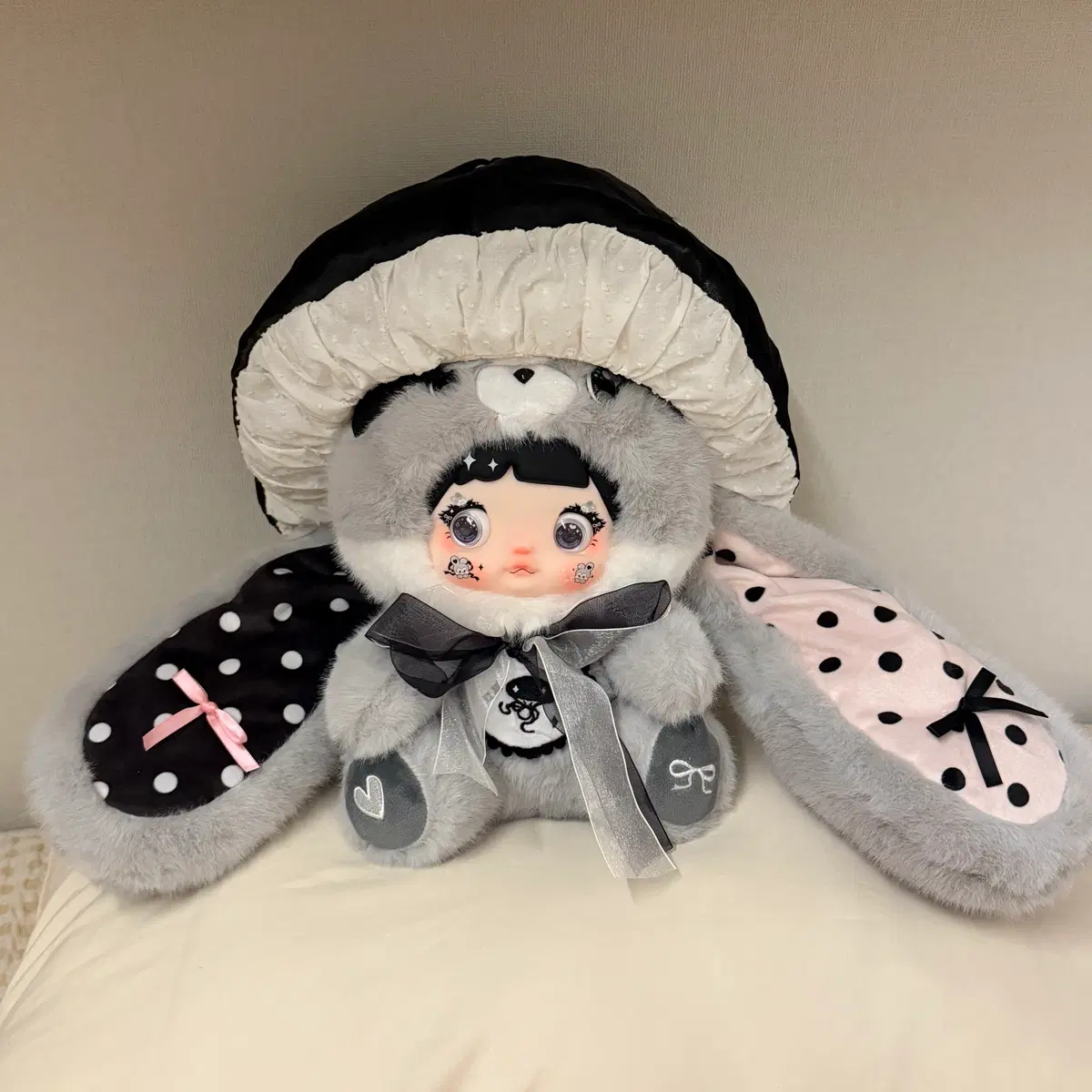 Nommi 노미 버섯 400% Jade 인형 (Nommi Mushroom Hat 400% Plush Jade)