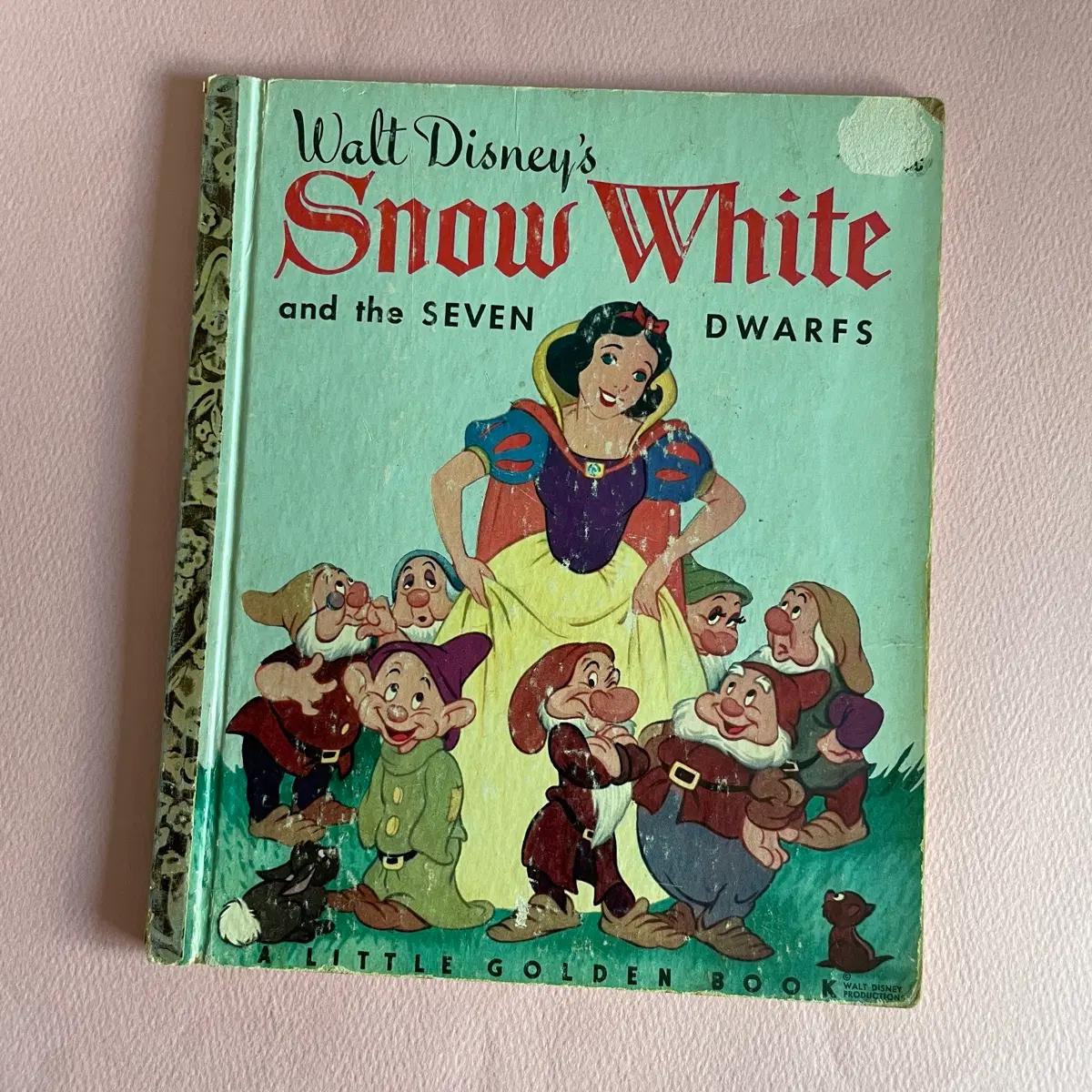 1940s/백설공주와 일곱난장이 초판인쇄본 빈티지북(rare)
